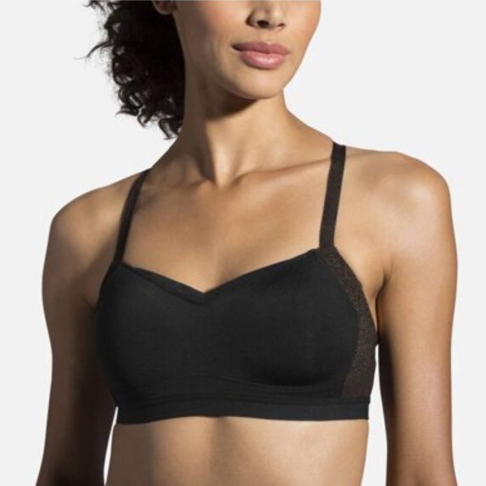Brooks Black Gold Moving Comfort Sports Bra